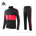 အရည်အသွေးမြင့်ဖက်ရှင်ချွေးများ Custom Mens Tracksuit Set